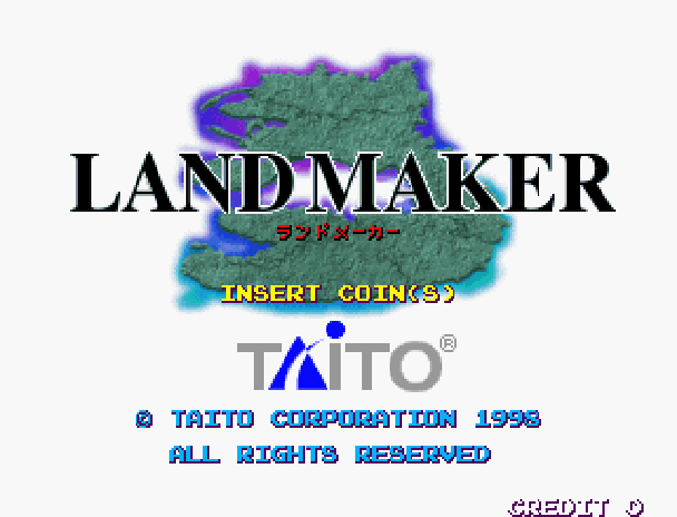 Land Maker (Ver 2.01J 1998-06-01) Title Screen